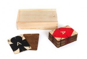 wood cards